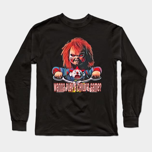 A child’s game Long Sleeve T-Shirt by Cult Classic Clothing 